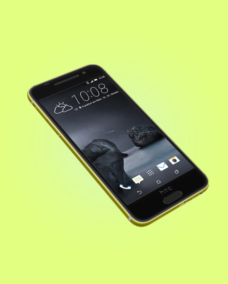 Acid Gold HTC A9 Phone Mockup