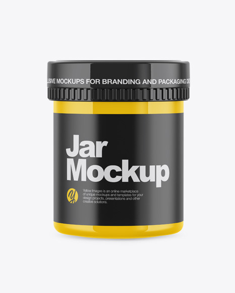 Glossy Jar Mockup