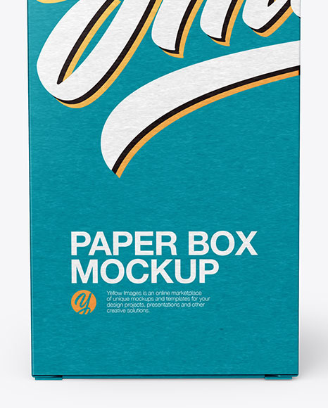 Paper Box Mockup