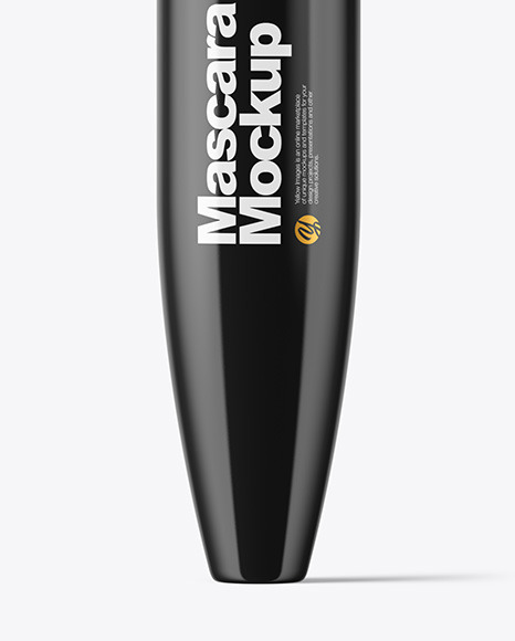 Glossy Mascara Tube Mockup