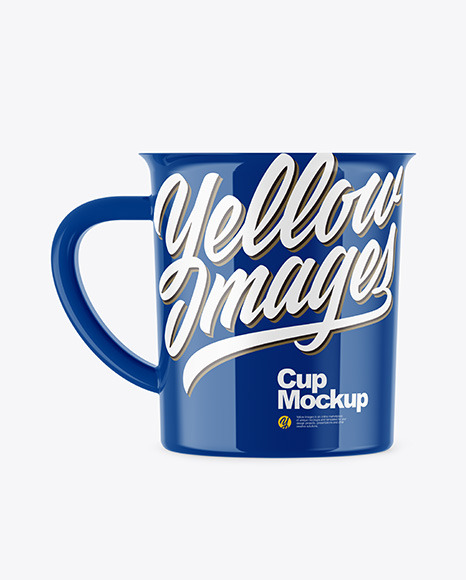 Glossy Cup Mockup - 360 mug mockup