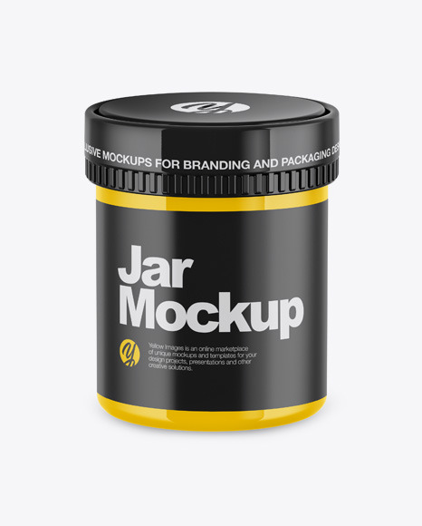 Glossy Jar Mockup