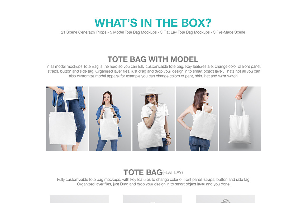 Tote Bag Mockup Bundle