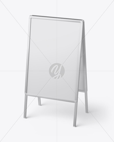 Metallic Stand Mockup