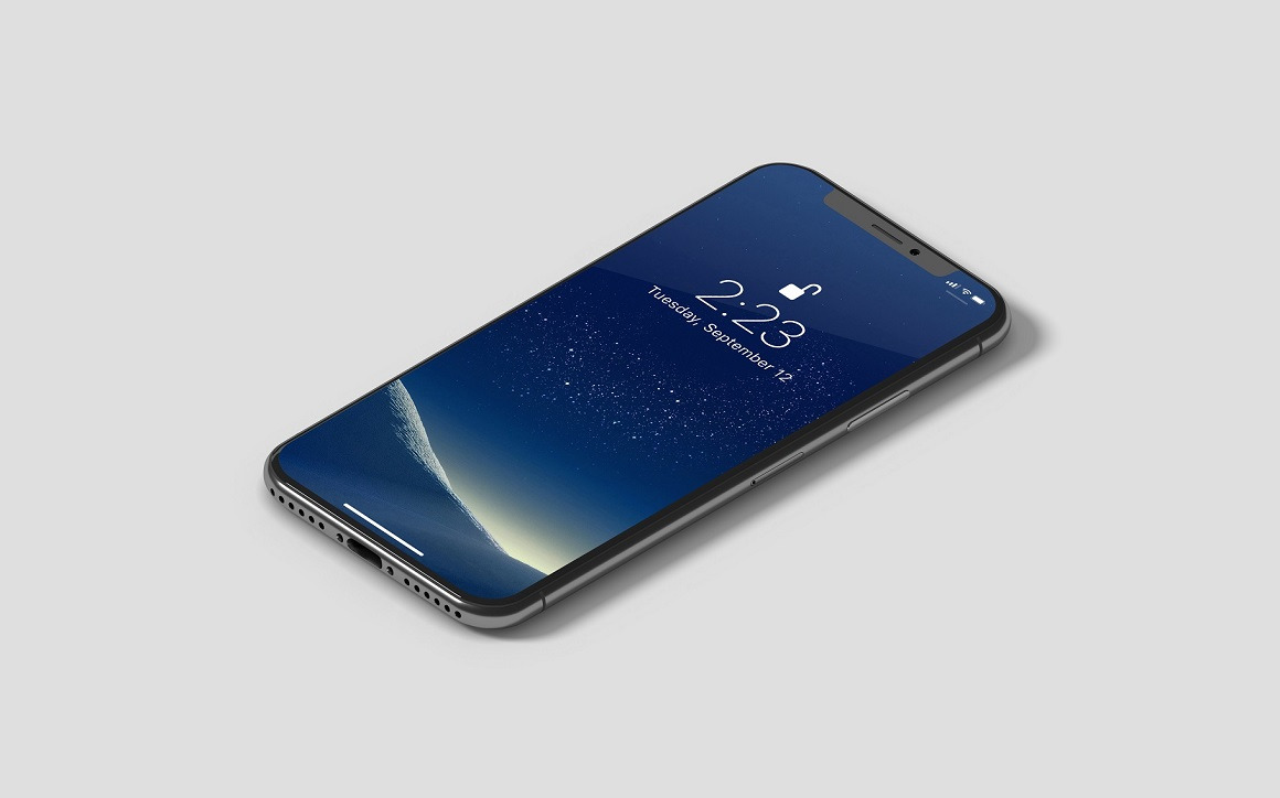 Isometric iPhone X Mockups Isometric iPhone X Mockups