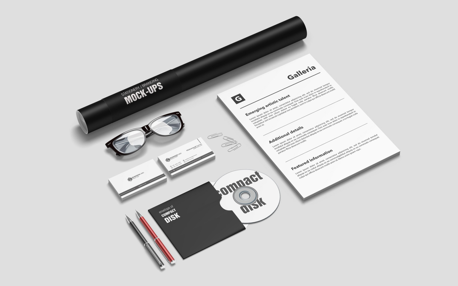 Stationery Branding Mockups Stationery Branding Mockups