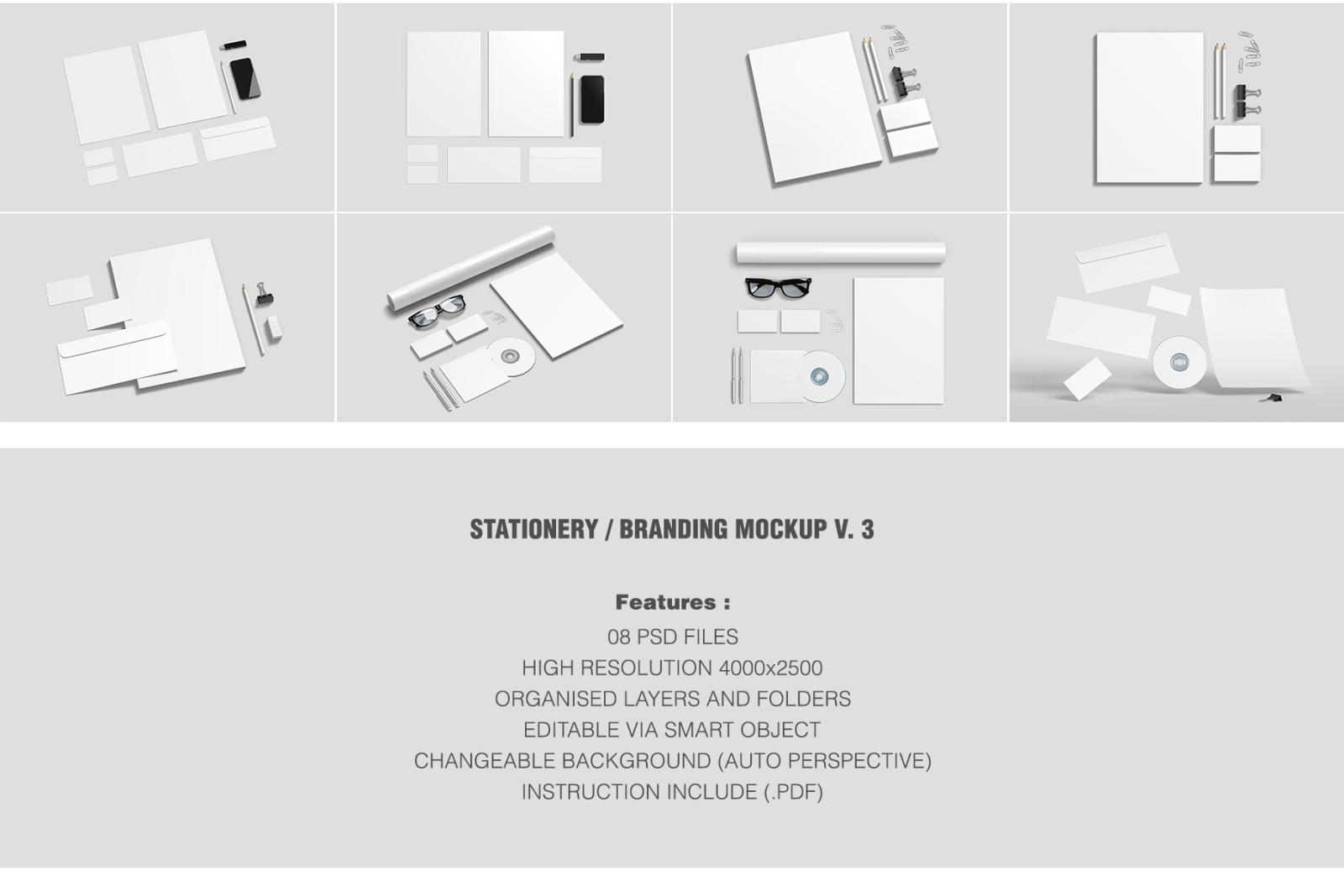 Stationery Branding Mockups Stationery Branding Mockups