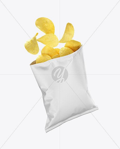 Matte Bag w/ Chips Mockup