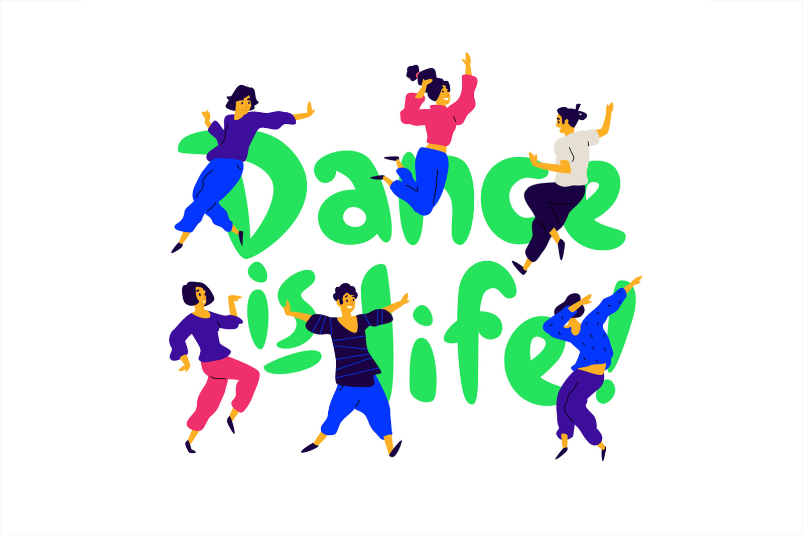 15 Dancing people 15 Dancing people