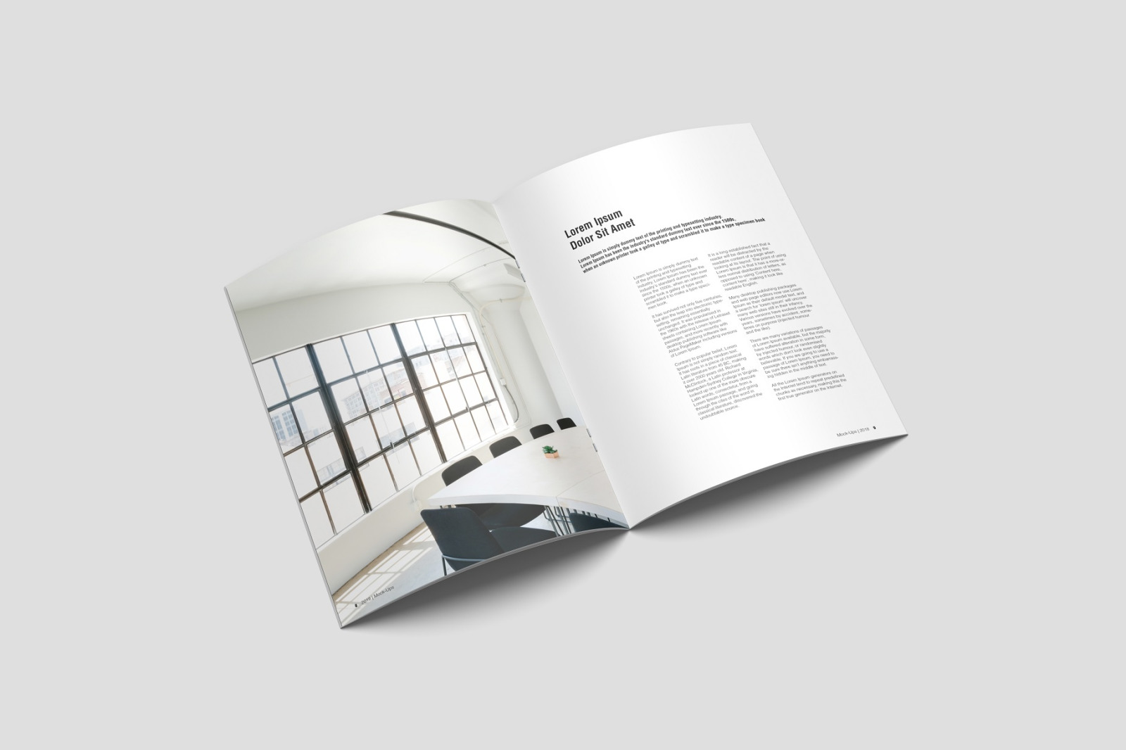 US Letter Brochure/ Magazine Mockup US Letter Brochure/ Magazine Mockup