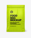 Matte Food Bag Mockup