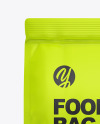 Matte Food Bag Mockup