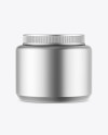 Matte Metallic Hair Gel Jar Mockup