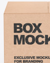 Kraft Box Mockup