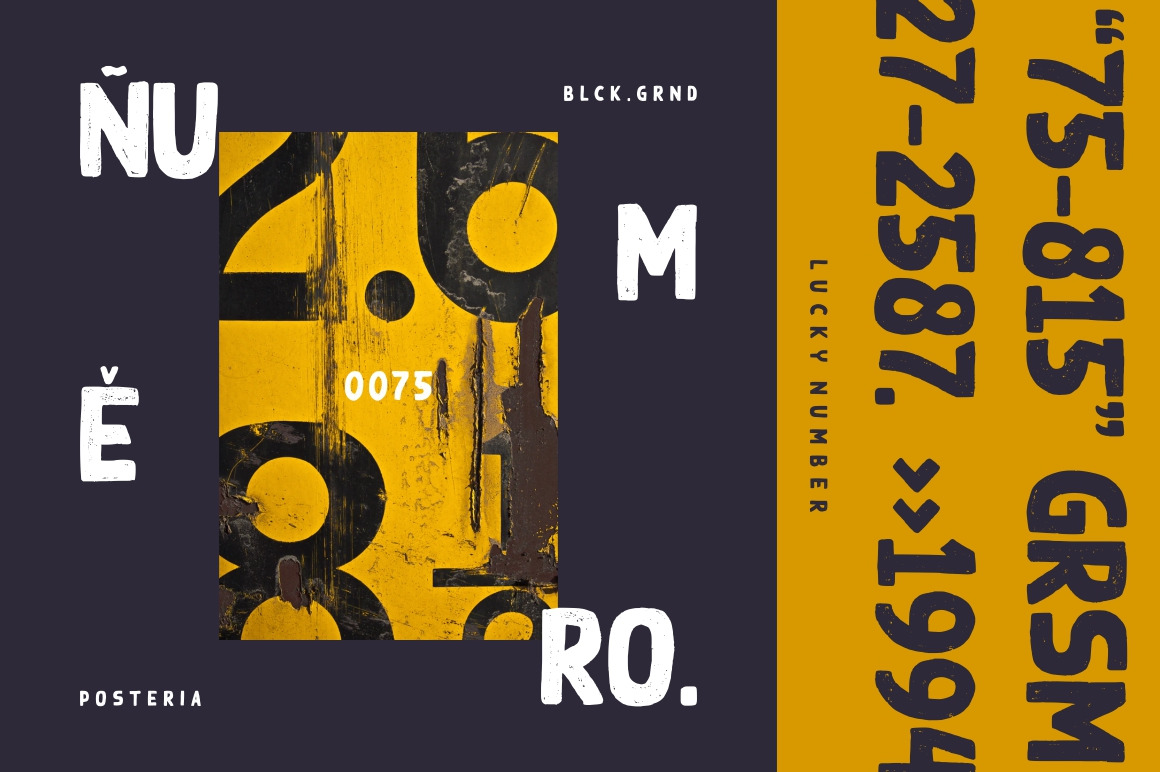 Black Ground Font Black Ground Font