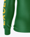 Men's Jersey With Long Sleeve Mockup - Back View