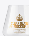 Clear Wine Glass Mockup