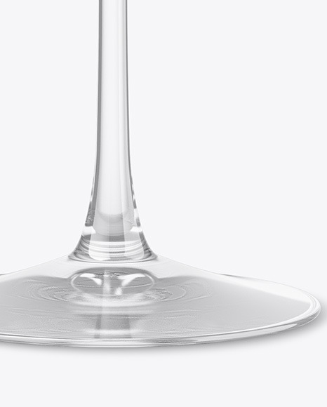 Clear Wine Glass Mockup