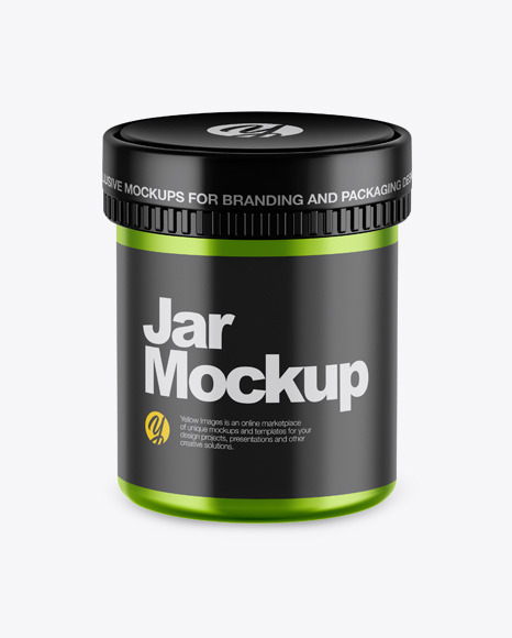 Metallic Jar Mockup