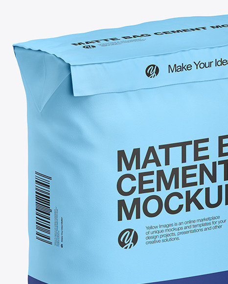 Matte Cement Bag Mockup