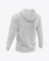 Men&#039;s Full-Zip Hooded Sweatshirt Mockup