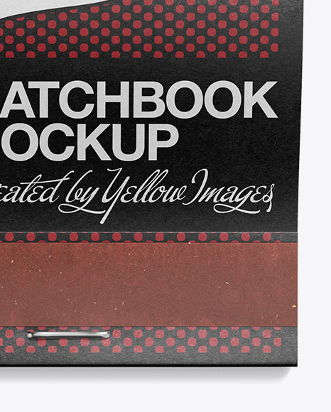 Carton Matchbook Mockup - Top View