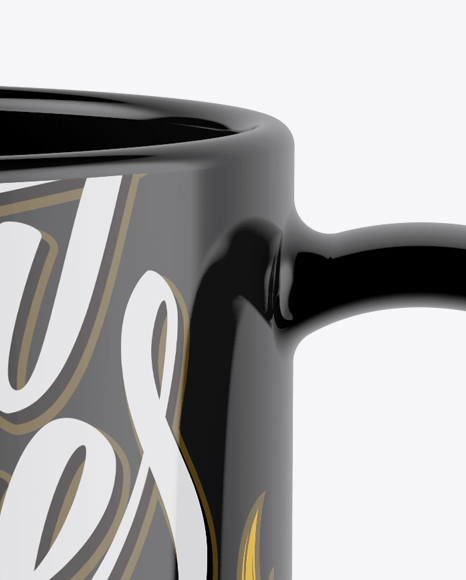 Glossy Mug Mockup