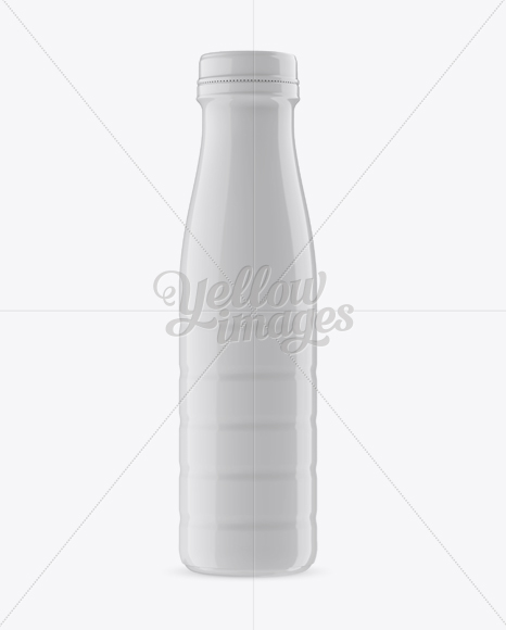 PET Bottle In Shrink Sleeve Mockup - Front View