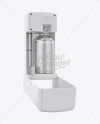 Open Automatic Air Freshener Mockup - Halfside View