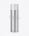 Aluminium Spray Can Mockup - Front View