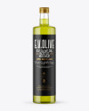 1L Clear Glass Olive Oil Bottle Mockup