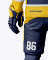 Men’s Full Ice Hockey Kit mockup (Back View)