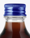 Glass Bottle with Dark Drink Mockup