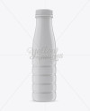 Glossy Plastic PET Bottle - Front View