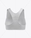 Women's Fitness Top Mockup - Back View