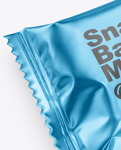 Metallic Snack Bar Mockup