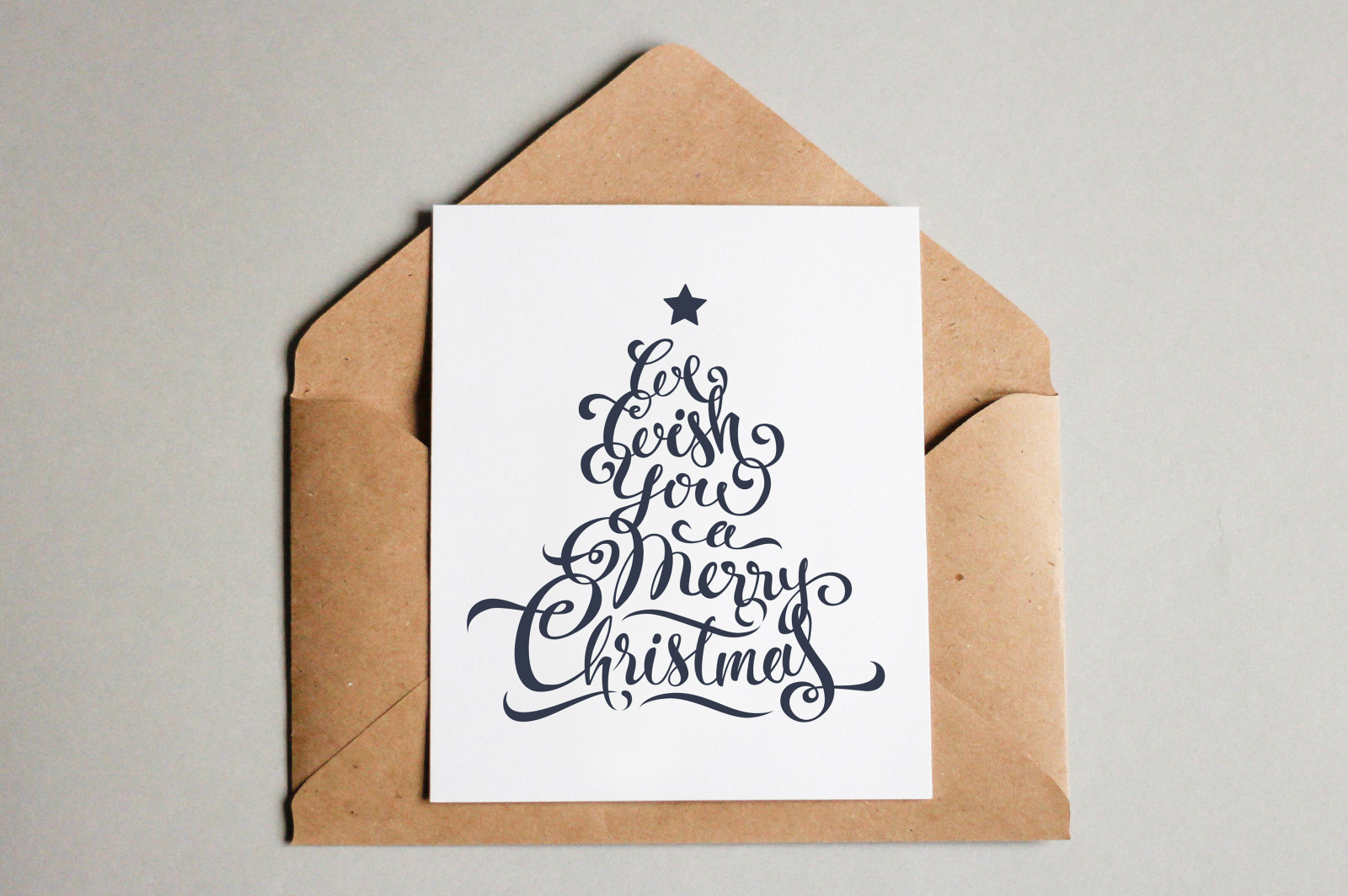 Merry Christmas Calligraphy