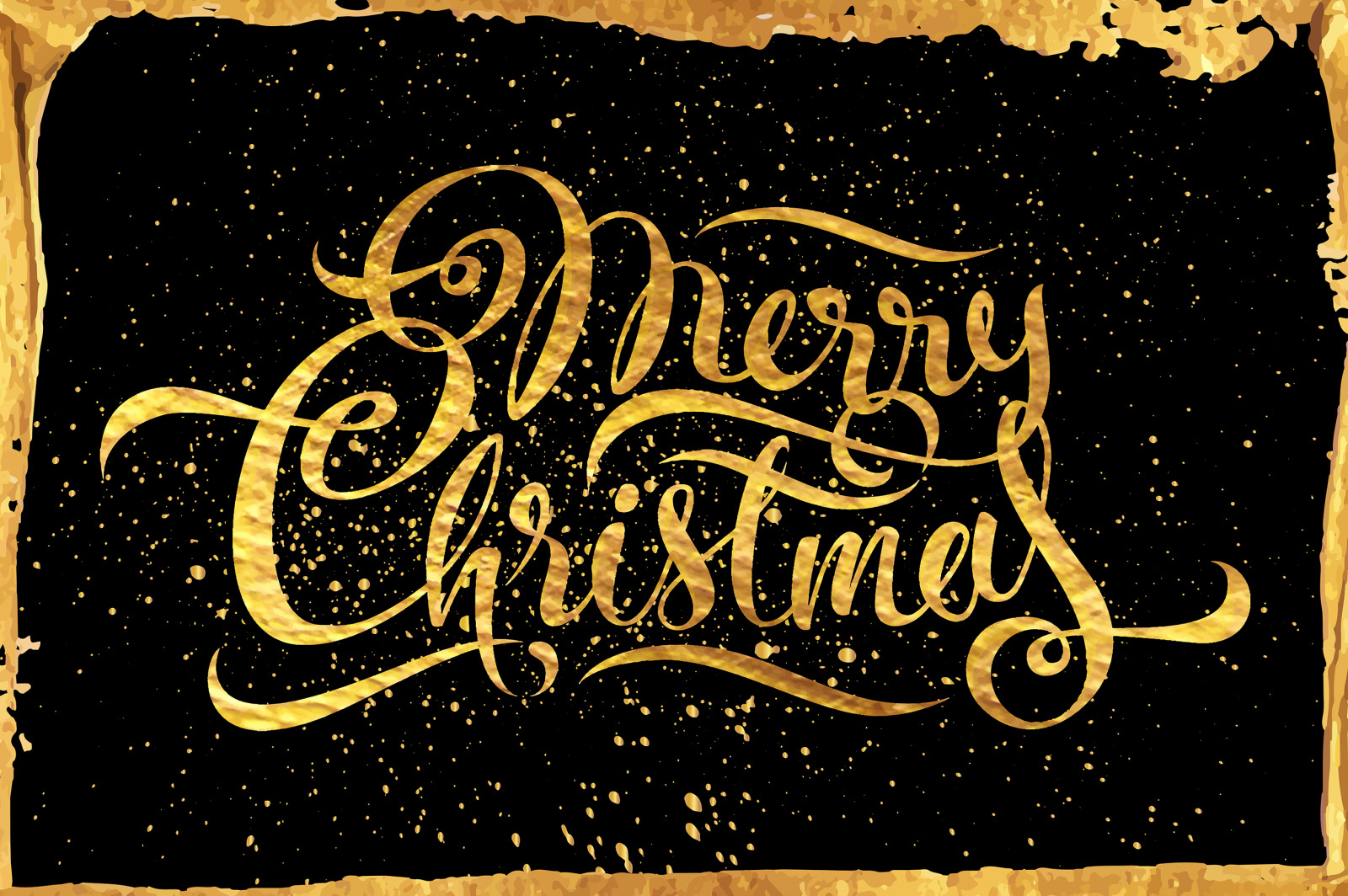 Merry Christmas Calligraphy