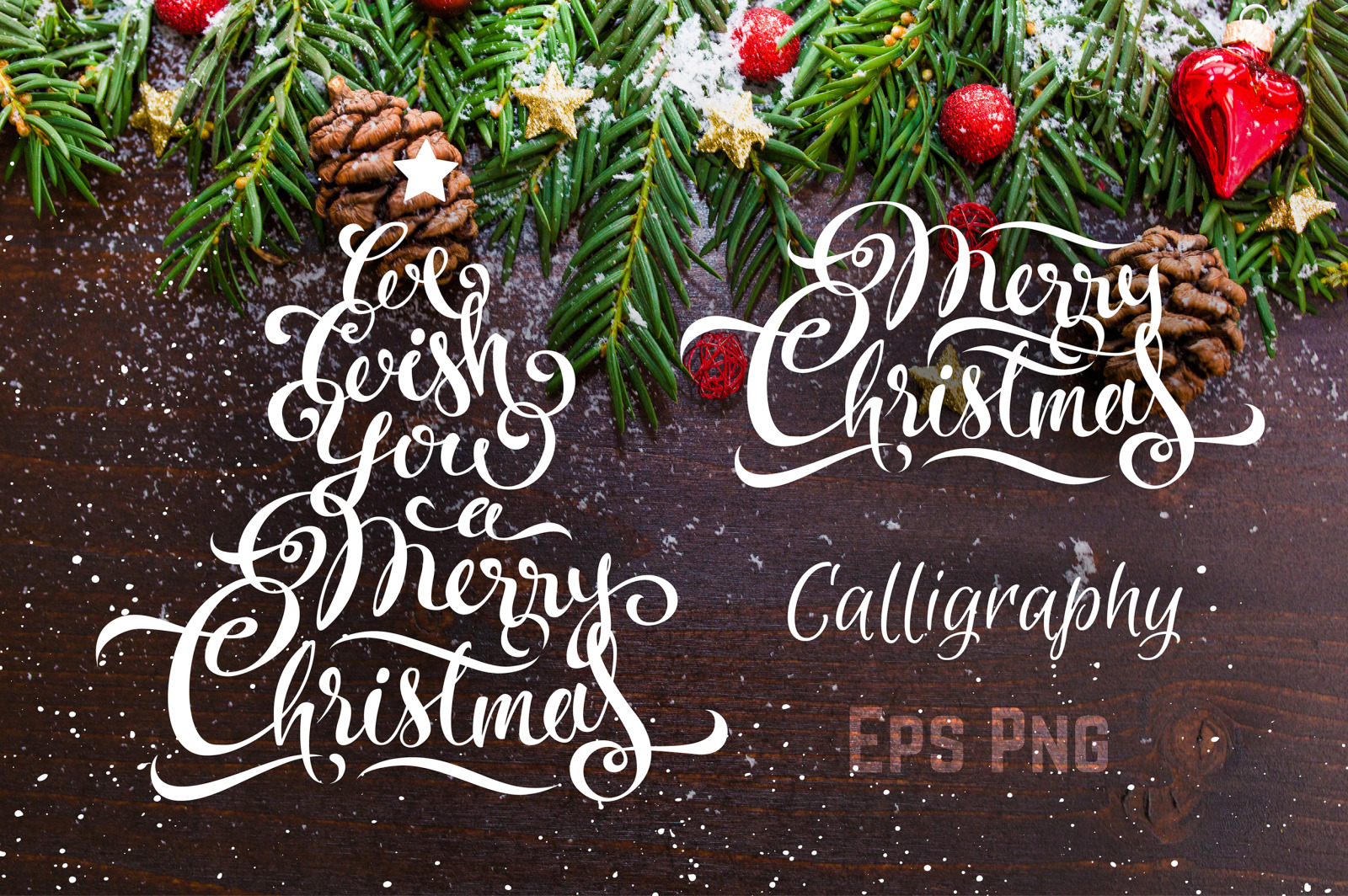 Merry Christmas Calligraphy