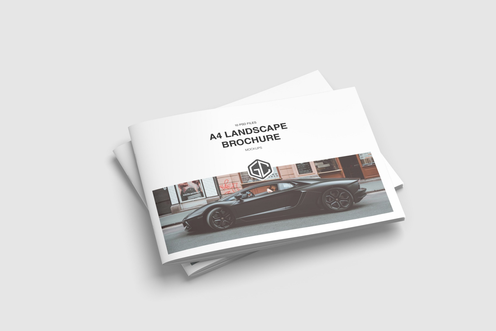 A4 Landscape Brochure Mockup