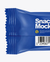 Glossy Snack Bar Mockup - Back View