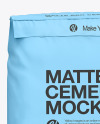 Matte Cement Bag Mockup