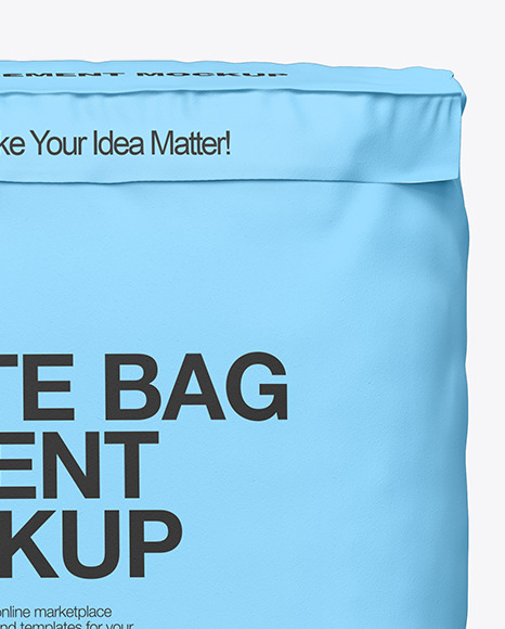 Matte Cement Bag Mockup