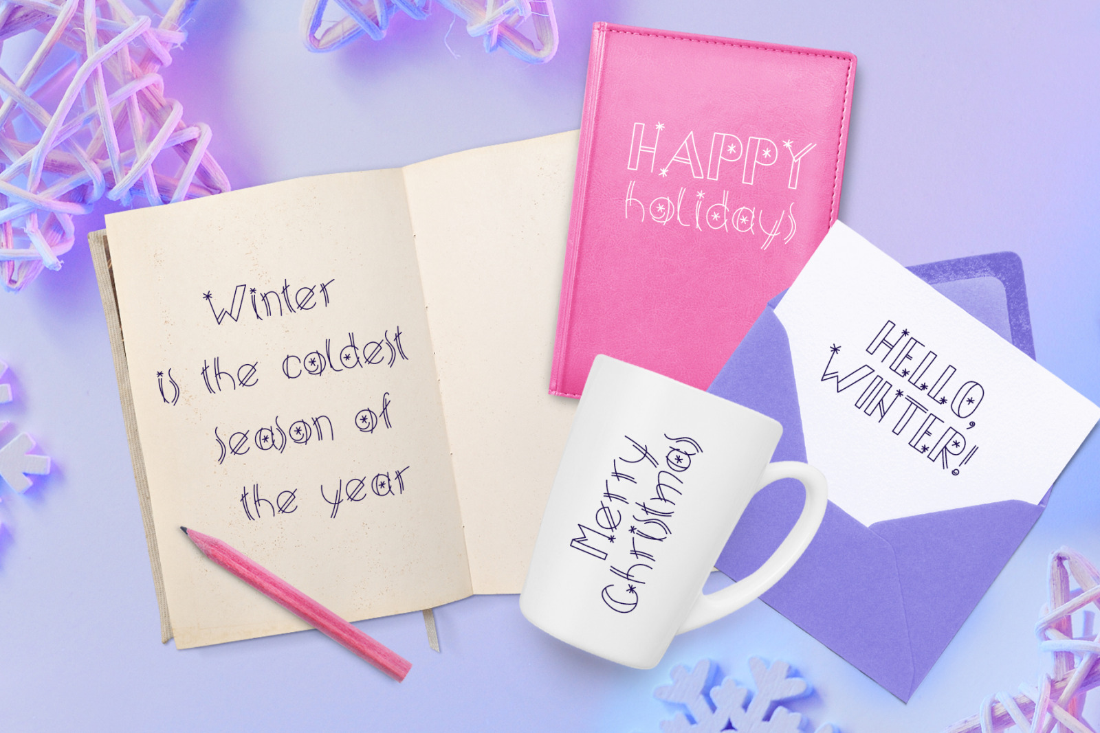 Happy Xmas Hand Drawn Font Happy Xmas Hand Drawn Font