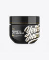 Glossy Cosmetic Jar Mockup