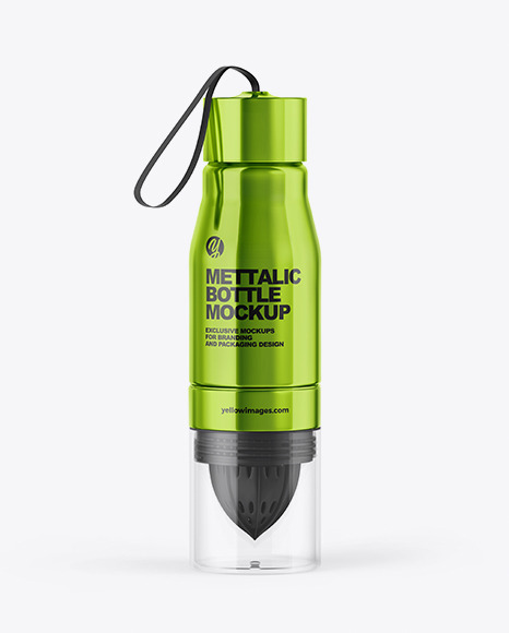 Steel Water Bottle Mockup - Steel mug mockup