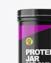 Matte Protein Jar Mockup