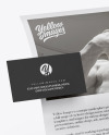 Textured Paper, Pen &amp; Card Mockup