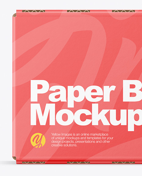 Paper Box Mockup