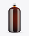 Amber Water Bottle Mockup